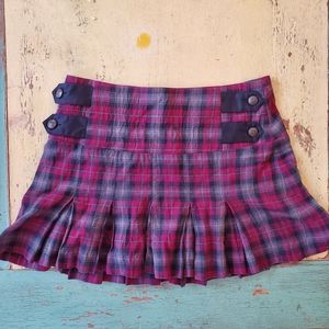 Bebe pleated school girl skirt